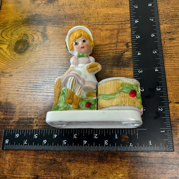 💕2/$20💕 Vintage Jasco Strawberry Patches Ceramic Votive Candle holder - Picture 10 of 11